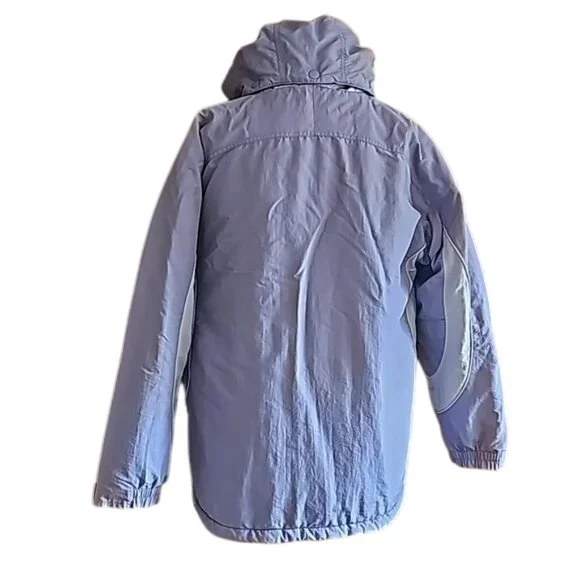 Vintage Alaska Frontier winter snow ski jacket removable hood zipper nylon coat - Picture 2 of 13